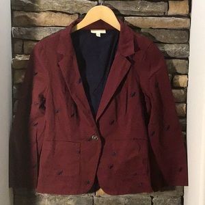 Modcloth Blazer With Cats Size Med